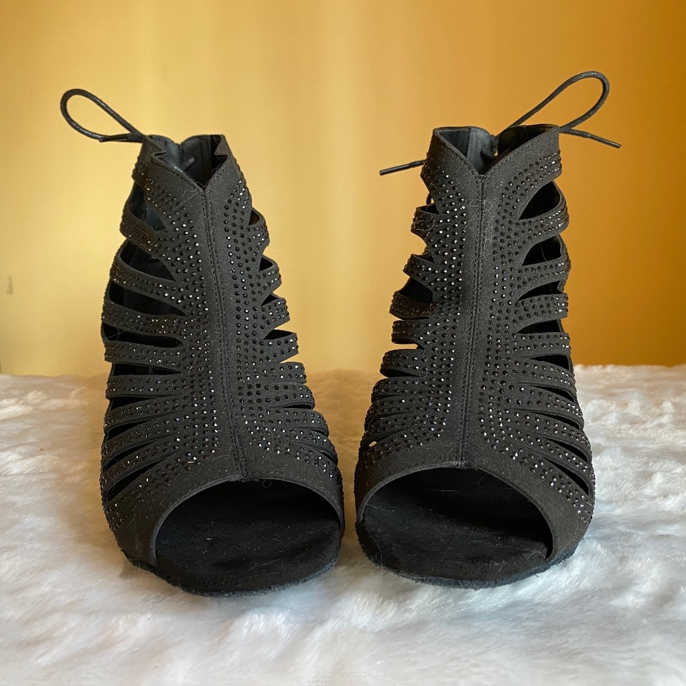 GFrano Miami Rhinestone Dance Booties - Picture 3 of 4